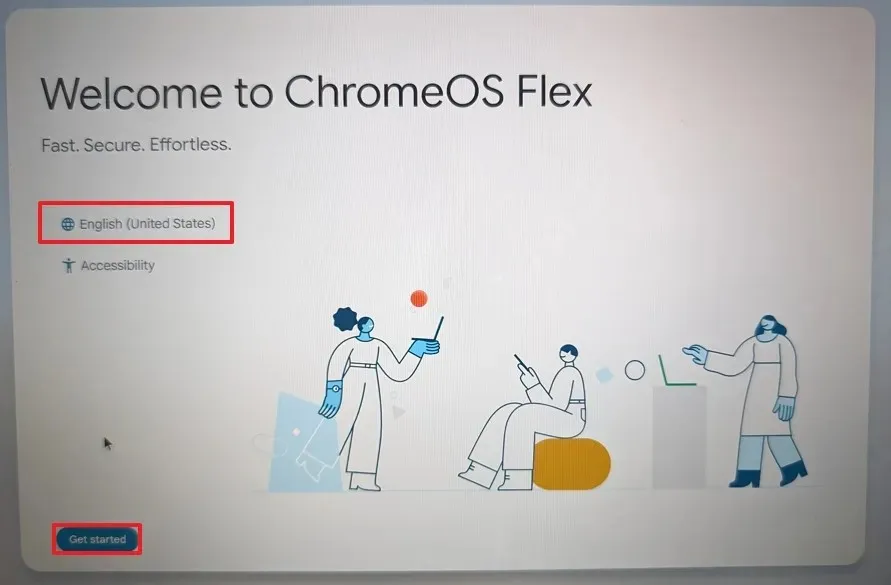 Configuração do ChromeOS Flex