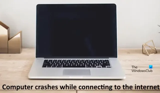 Il computer si blocca durante la connessione a Internet