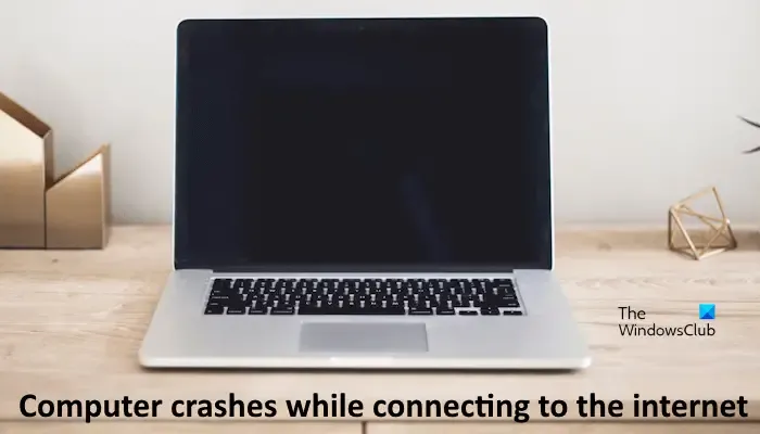 Il computer si blocca durante la connessione a Internet