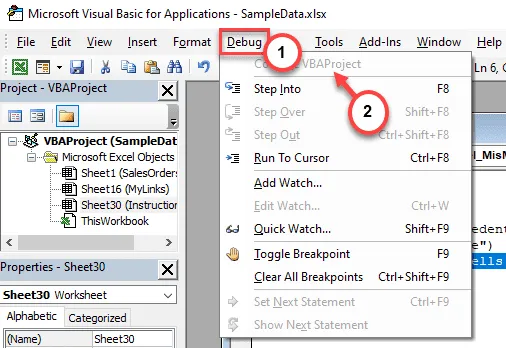 Excel Visual Basic에서 런타임 오류 13 유형 불일치: 수정