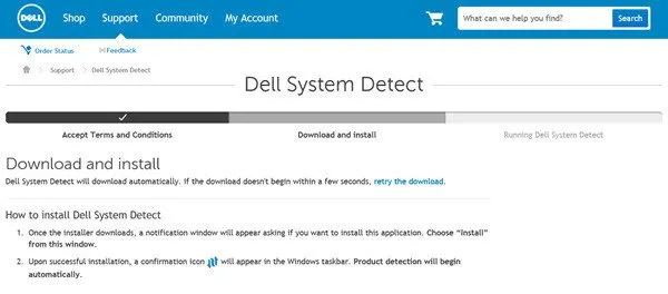 Dell systeemdetectie 1