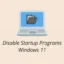 Opstartprogramma’s in Windows 11 in- of uitschakelen