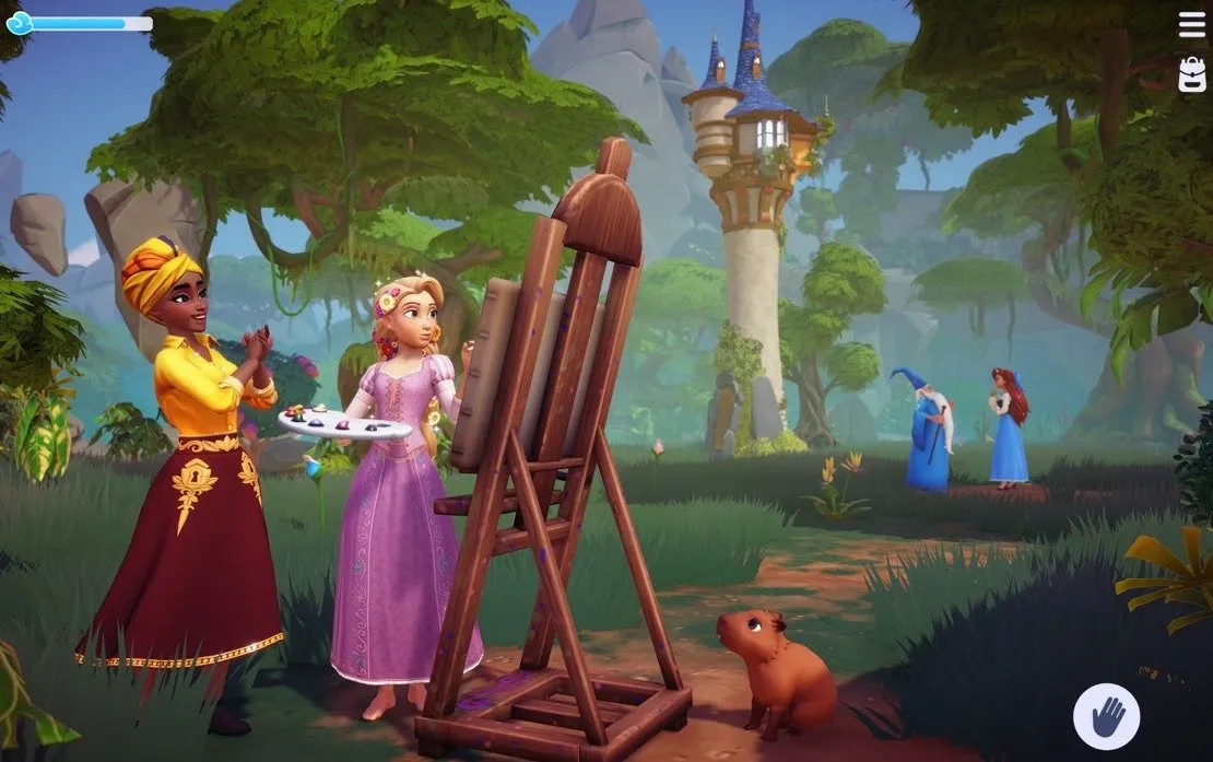 Schermata del gioco Disney Dreamlight Valley