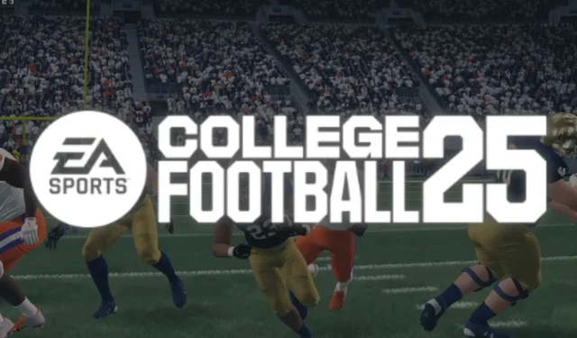 EA Sports College Football 25 presenterà tutte le squadre di FBS