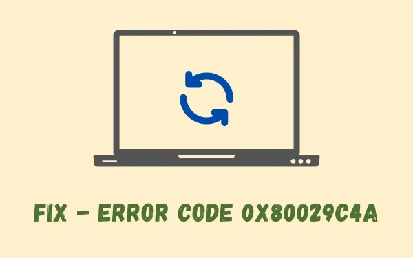 Hoe repareer ik foutcode 0x80029c4a op een Windows-pc