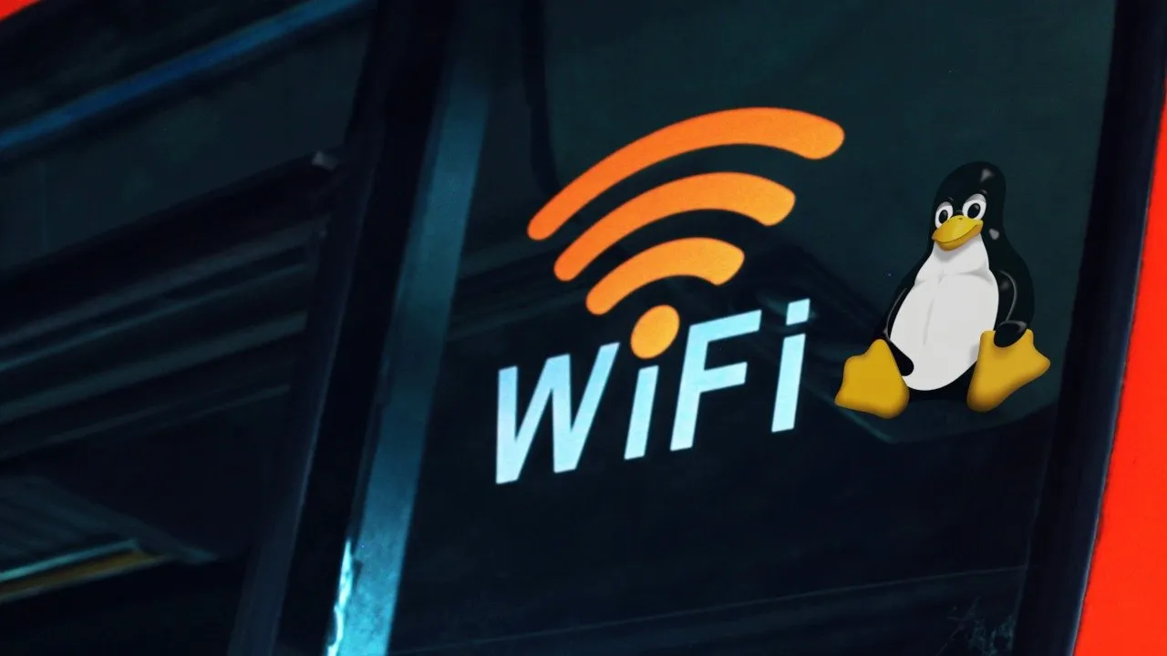 Wi-Fi のロゴが入った窓の写真。