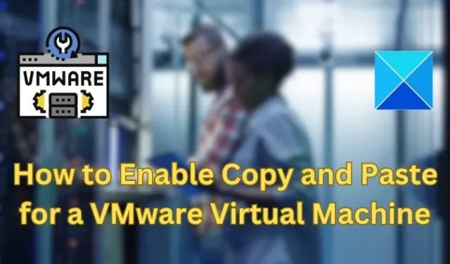 如何為 VMware 虛擬機器啟用複製和貼上