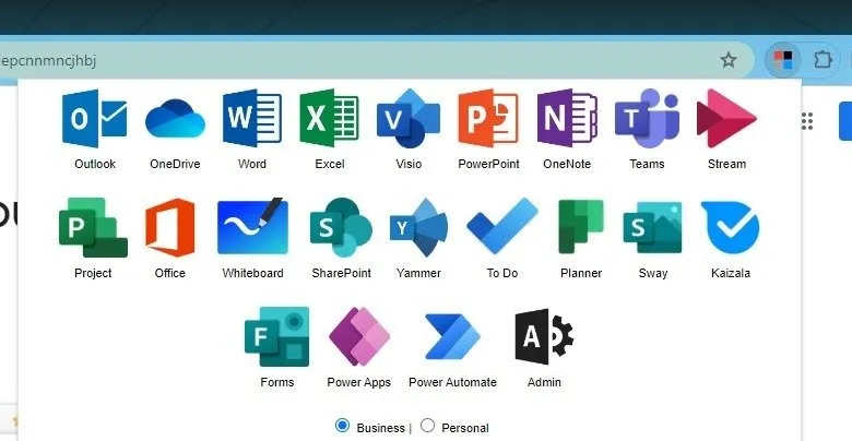 Utilisation de l'extension Chrome pour accéder gratuitement aux applications Microsoft Office sur Chromebook.