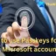 Cómo usar claves de acceso para su cuenta de Microsoft