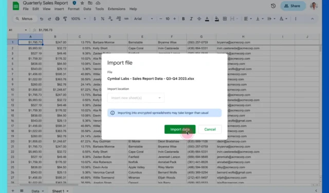 Google protegge la conversione di Excel in Fogli Google con la crittografia lato client