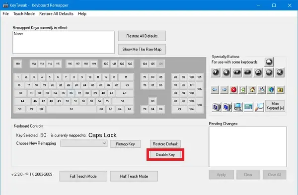 KeyTweak-Tastaturzuordnungssoftware