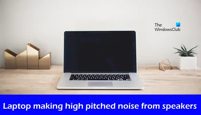 Laptop maakt hoog geluid