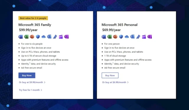 為什麼我應該與家人分享我的 Microsoft 365 訂閱？
