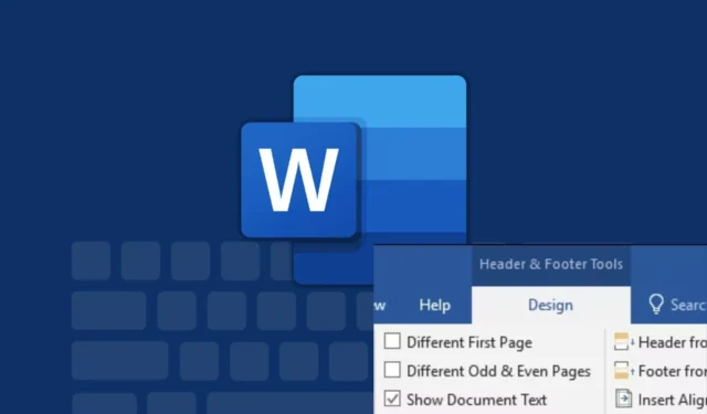 Come inserire l’intestazione di Microsoft Word solo nella prima pagina