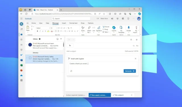 Ga aan de slag met Copilot in Outlook voor Windows 11
