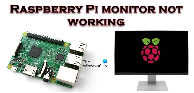 Raspberry Pi-monitor werkt niet