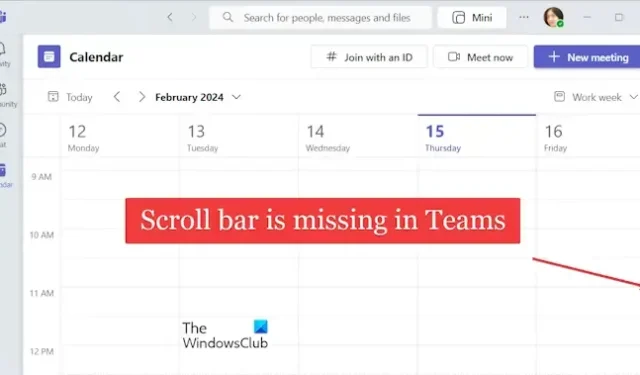 Schuifbalk ontbreekt in Microsoft Teams [repareren]