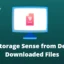 Windows でストレージ センサーによるダウンロード ファイルの削除を停止する