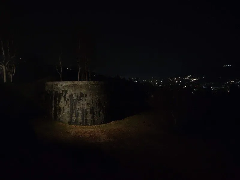 OnePlus Pro モードを使用した夜間撮影。