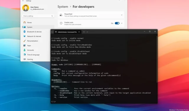 Cómo habilitar el sudo de Linux en Windows 11