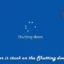 Windows 11 travou na tela de desligamento