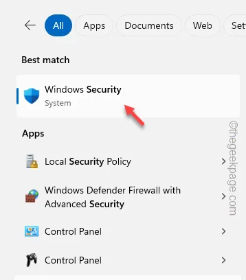 sécurité Windows minimale