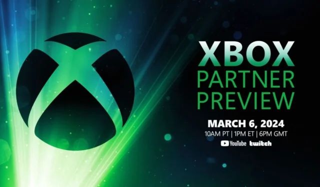 O Xbox fará uma prévia dos jogos futuros que chegarão ao Game Pass em seu evento Partner Preview