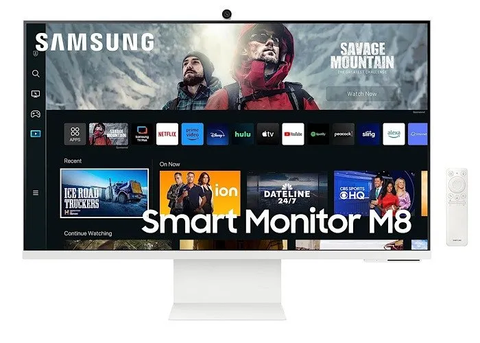 Beste monitordeals Samsung M80c slimme computermonitor