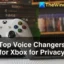 プライバシーを保護するための Xbox 用のトップ ボイス チェンジャーは何ですか