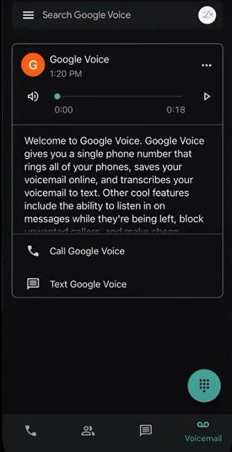 Google Voice instellen om te bellen