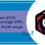 Corsair iCUE 組件 CPU、GPU 和 RAM 使用率高