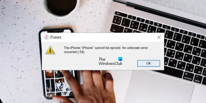 Correggi il codice di errore 54 di iTunes su Windows