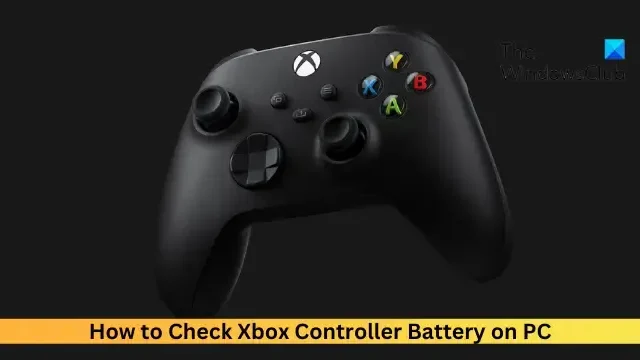 如何在 PC 上檢查 Xbox 控制器電池