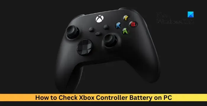 Hoe de batterij van de Xbox-controller op pc te controleren