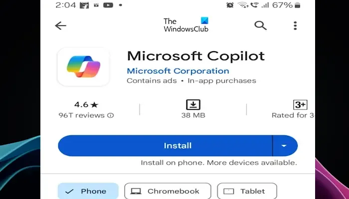 Installieren Sie Microsoft Copilot
