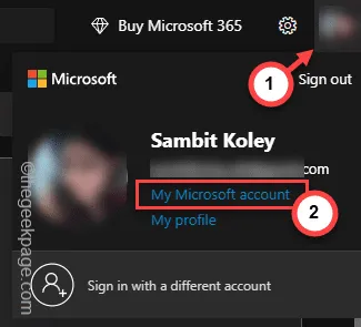 il mio account Microsoft min