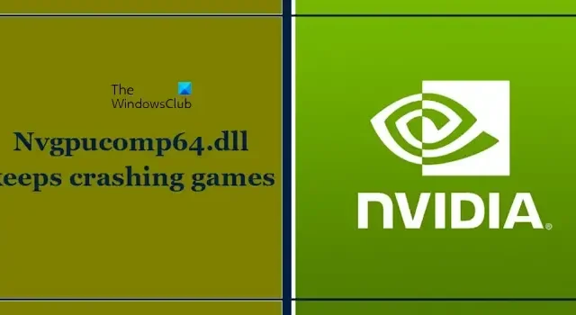 Nvgpucomp64.dll blijft games crashen op een Windows-pc [repareren]