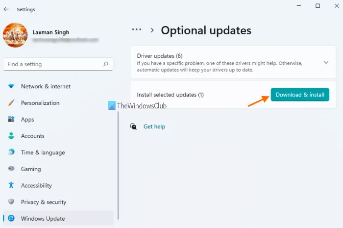 optionale Updates in Windows Update