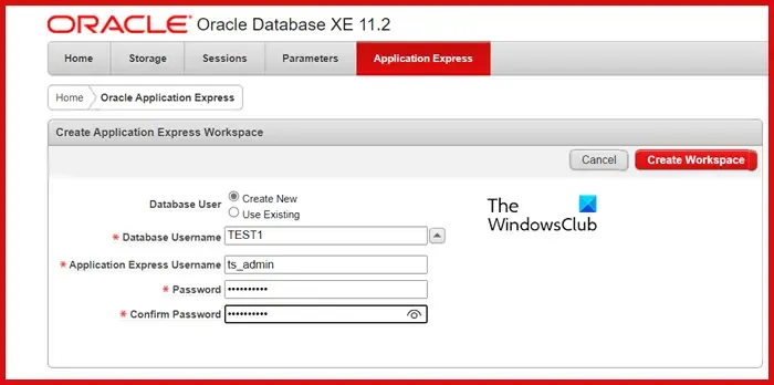 Installieren Sie Oracle Database unter Windows