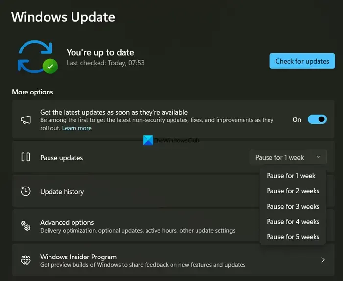 Windows-Updates anhalten