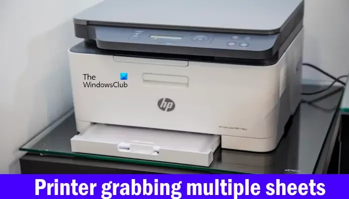 Printer pakt meerdere vellen