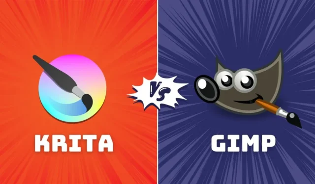 Krita 対 GIMP: 無料の Photoshop アプリはどれが最適ですか?