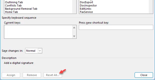 Sneltoetsen werken niet in MS Outlook: Fix