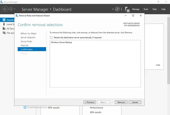 Cómo reiniciar el servicio de copia de seguridad de Windows Server