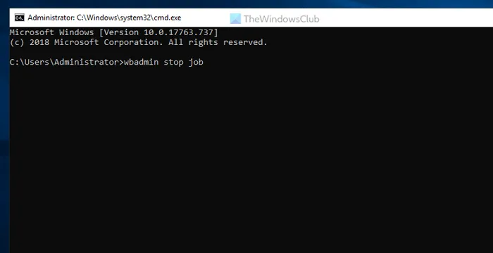 Come riavviare il servizio Windows Server Backup