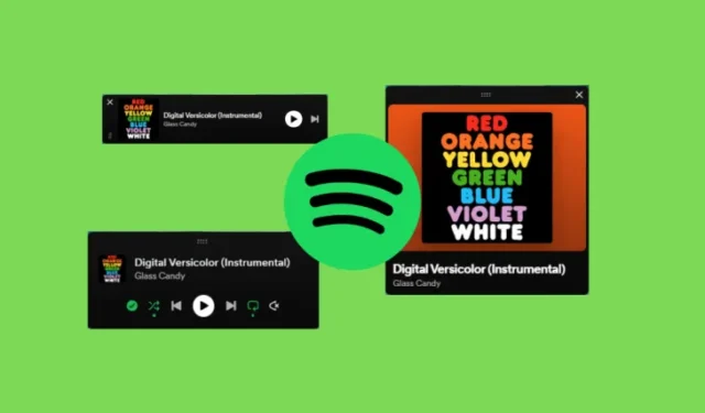 Hoe Spotify Desktop Mini Player aan te passen aan elke lay-out