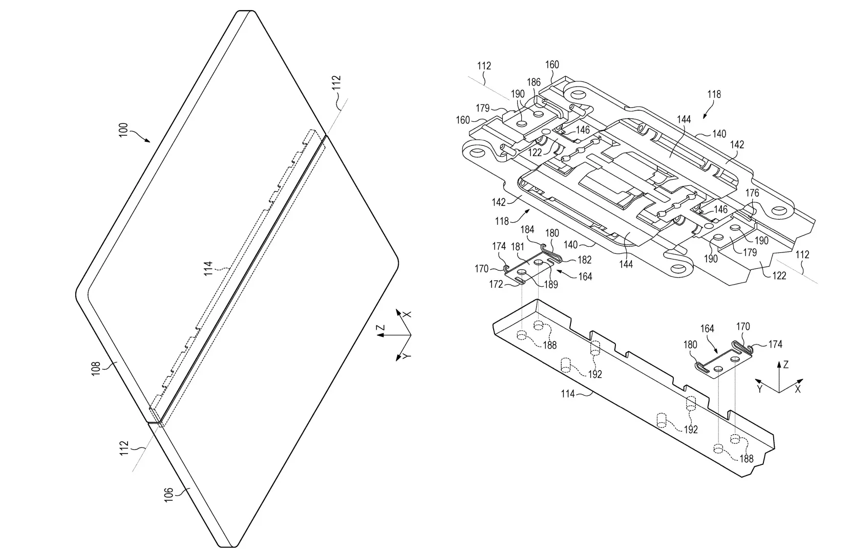 단일 플레이트 커버를 갖춘 Surface Phone 특허