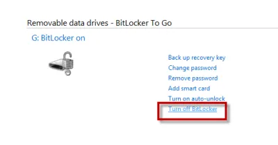 BitLocker02a をオフにする