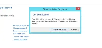 BitLocker03 をオフにする