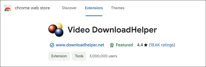 hulpprogramma voor het downloaden van video's